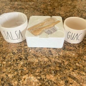 Rae Dunn Salsa and Guacamole Set